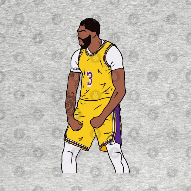 Anthony Davis Celebration by rattraptees